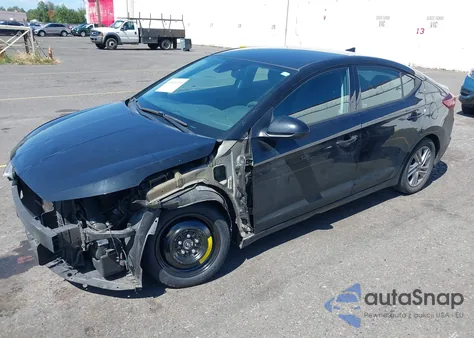 2019 Hyundai Elantra Sel из США, поврежденный, VIN 5NPD84LF8KH415140